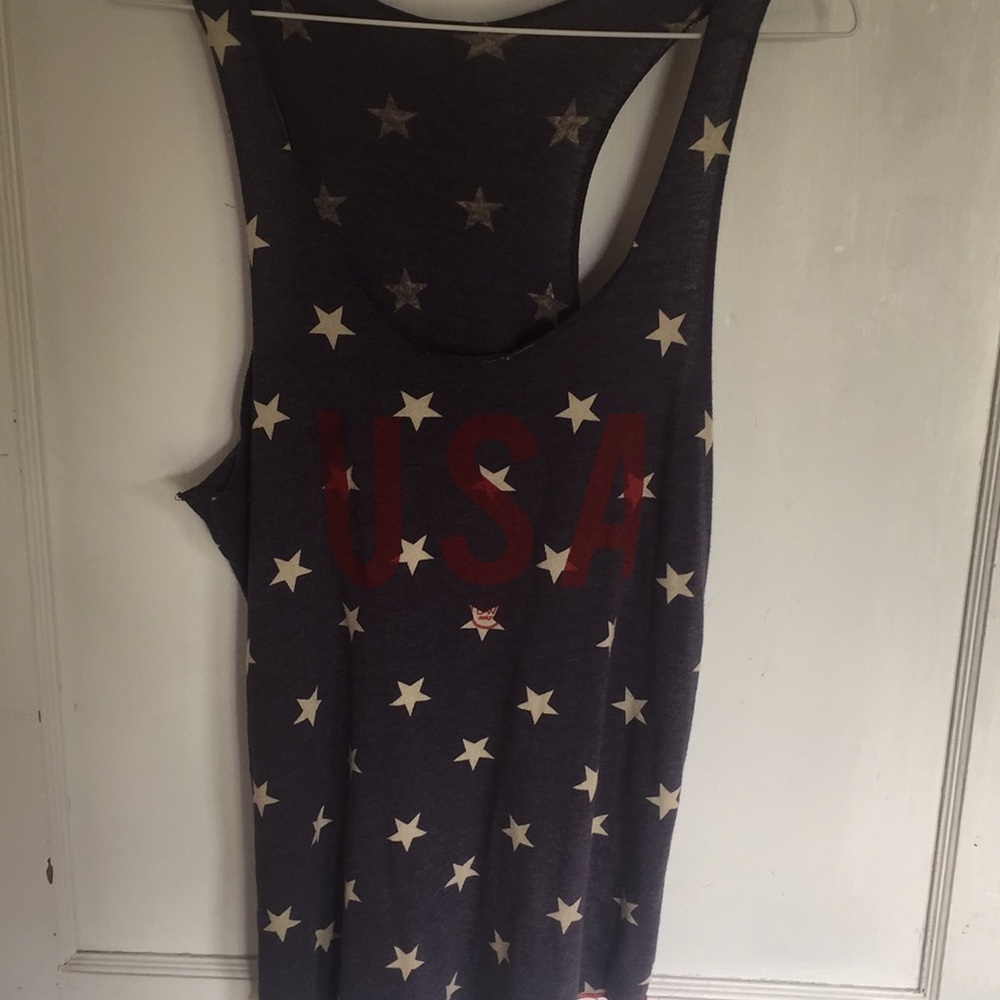 Boutique NWOT racerback USA tank